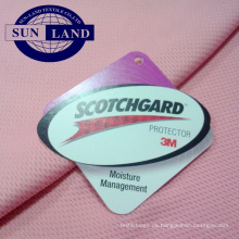 3M Scotchgard Feuchtigkeitsmanagement beendete Fleckenabgabe 4-stufiges 100% Polyester-Strickgewebe